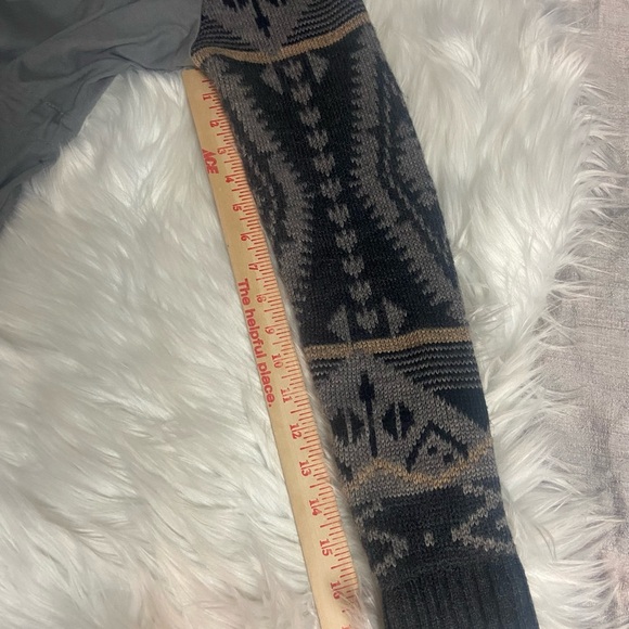 CoffeeShop Olive Green Utility Jacket with Knit Sleeves - Picture 15 of 16